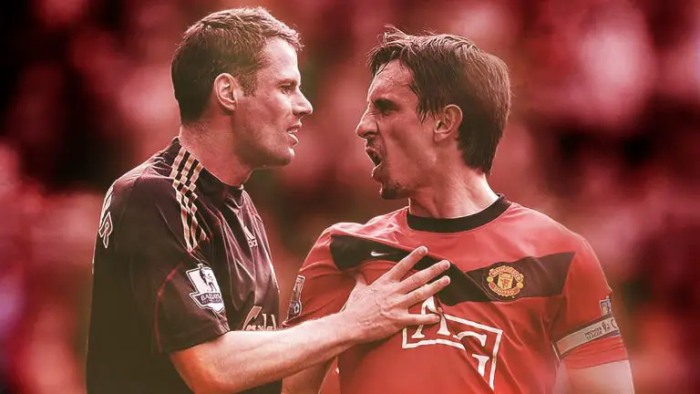 Jamie Carragher Gary Neville Liverpool