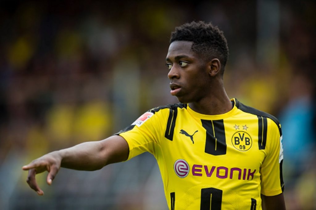 Ousmane Dembele during his time at Borussia Dortmund.