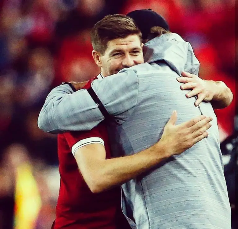 Phil Thompson has earmarked Steven Gerrard to replace Jurgen Klopp at Liverpool.