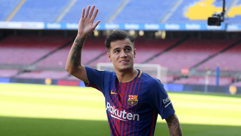 Barcelona signed Philippe Coutinho from Liverpool.