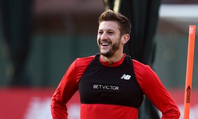 Adam Lallana Liverpool training