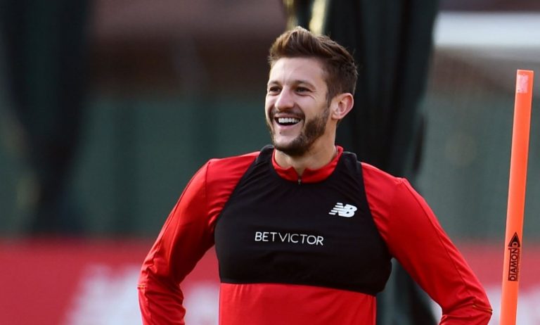 Adam Lallana Liverpool training