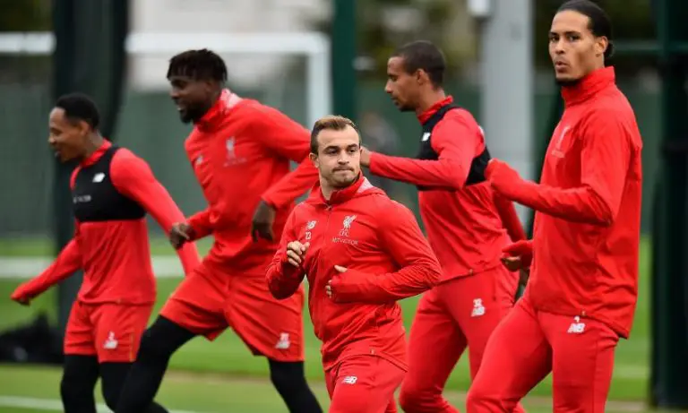 Liverpool training