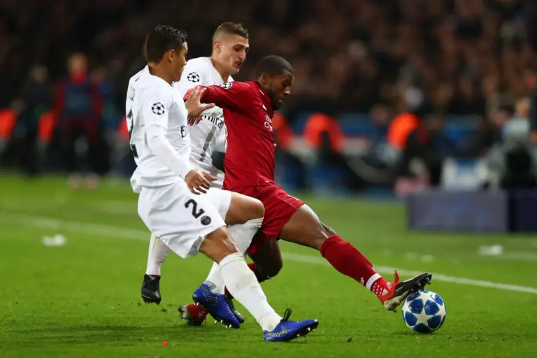 Georginio Wijnaldum against Paris Saint-Germain