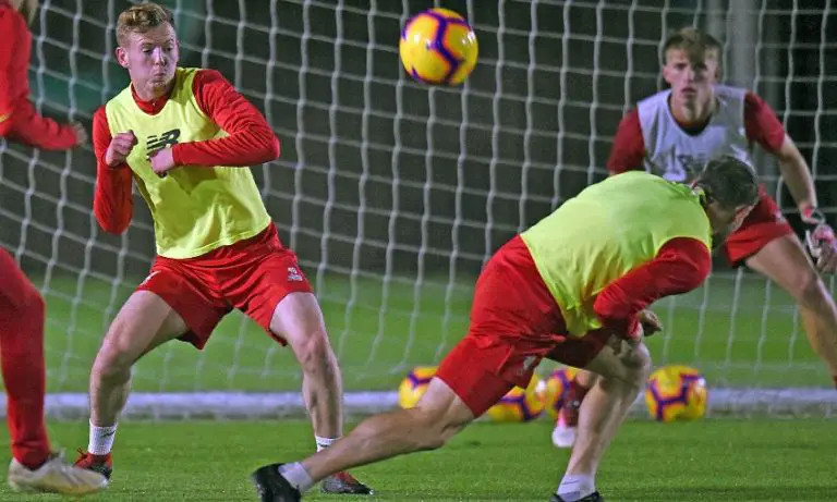 Liverpool training