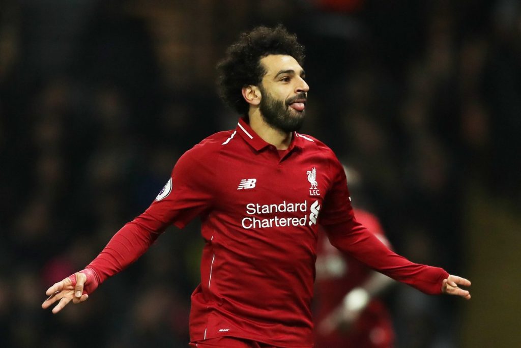 Mohamed Salah scores for Liverpool