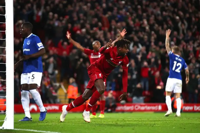 Divock Origi of Liverpool