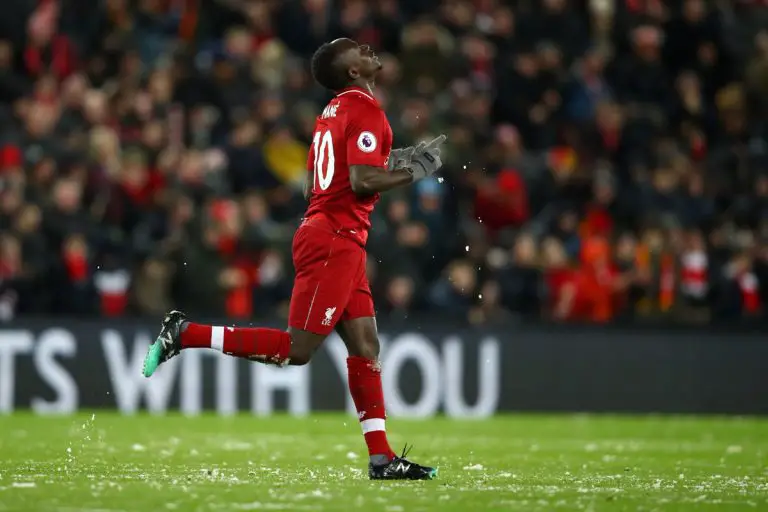 Sadio Mane of Liverpool