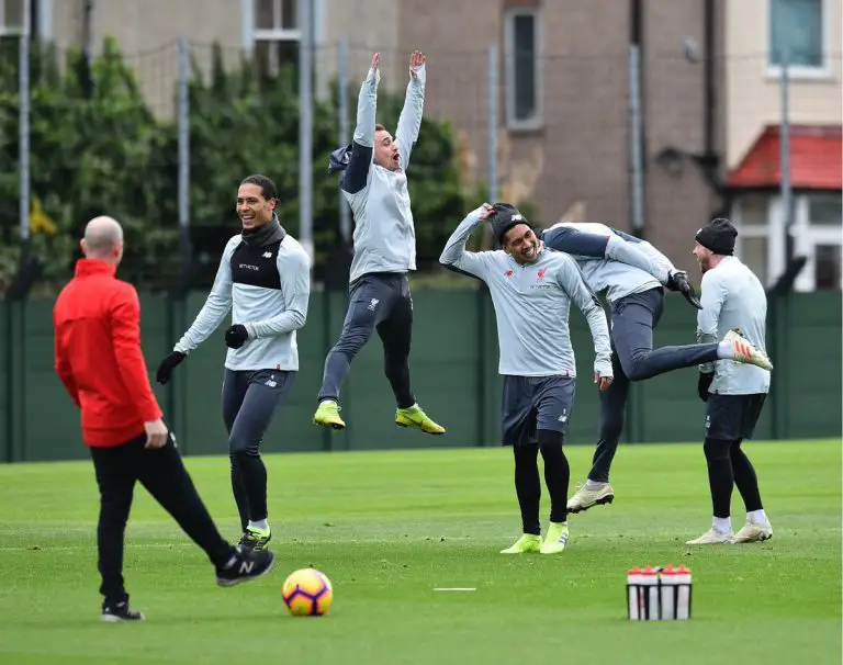 Xherdan Shaqiri and the Liverpool team