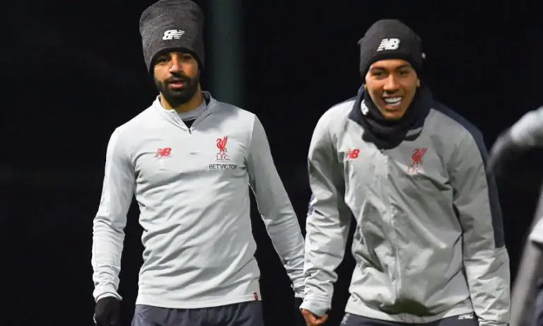 Roberto Firmino Mohamed Salah Liverpool