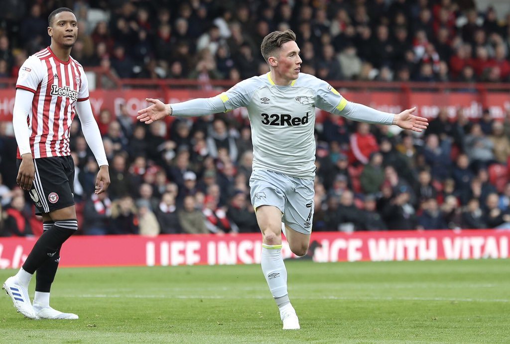 Harry Wilson scores for Derby