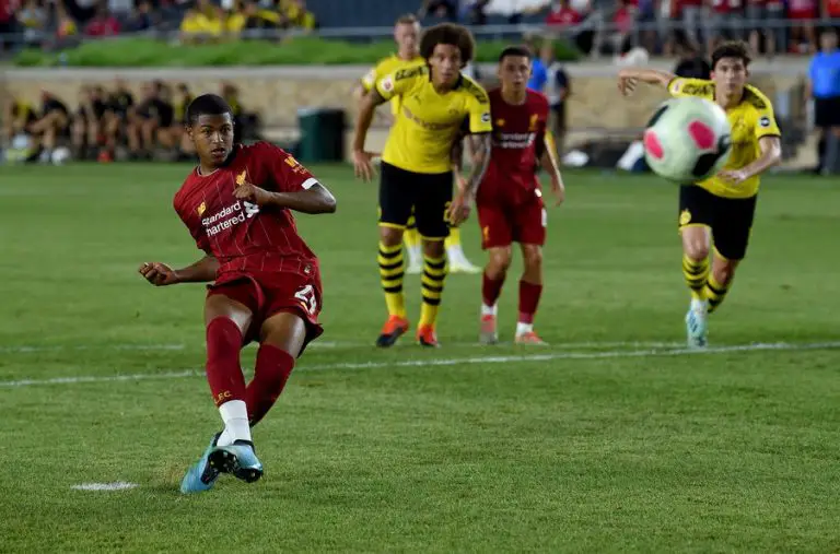 Rhian Brewster is one of the finest young talents at Liverpool (Image credit: Getty)