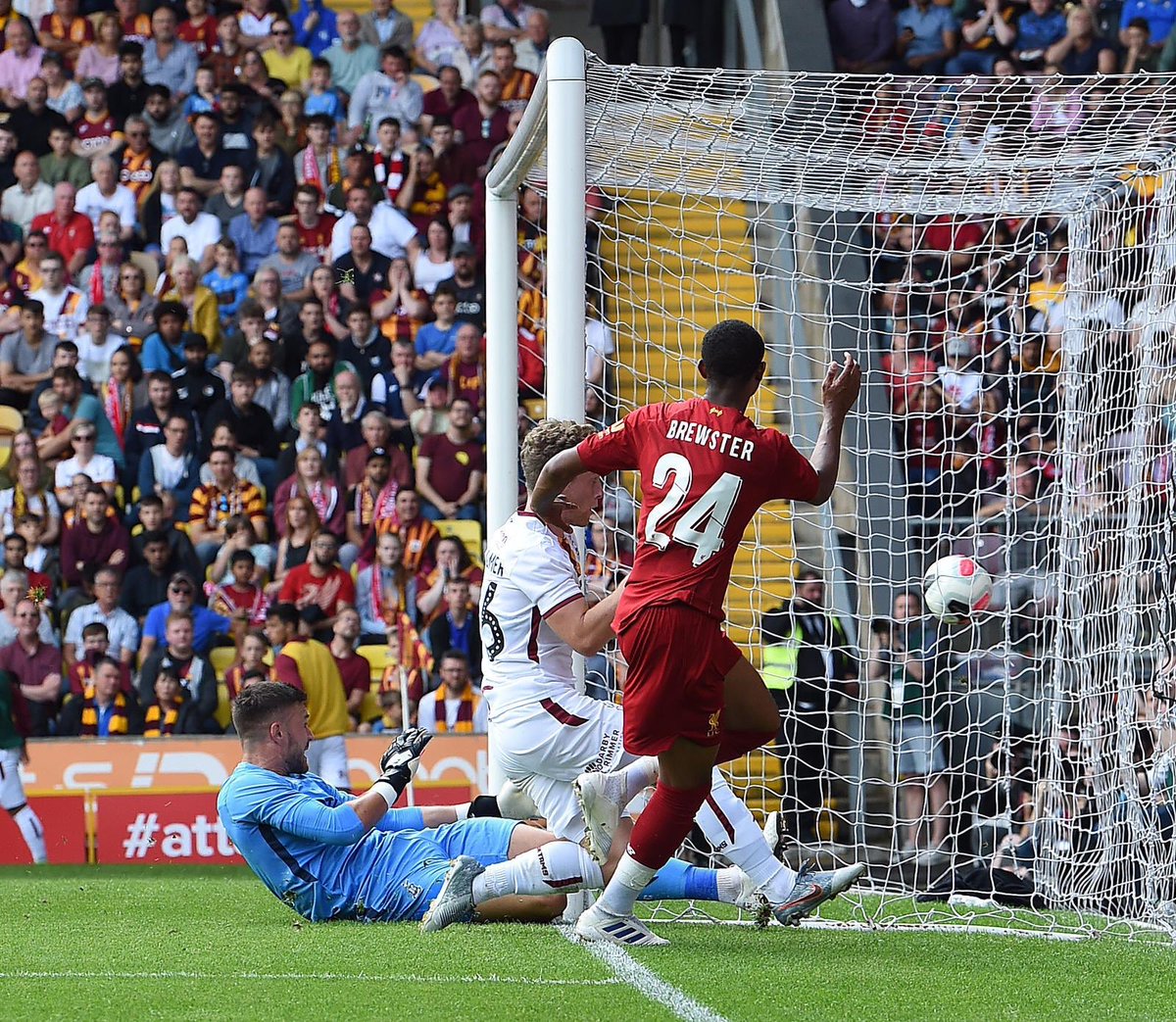 Rhian Brewster in pre-season