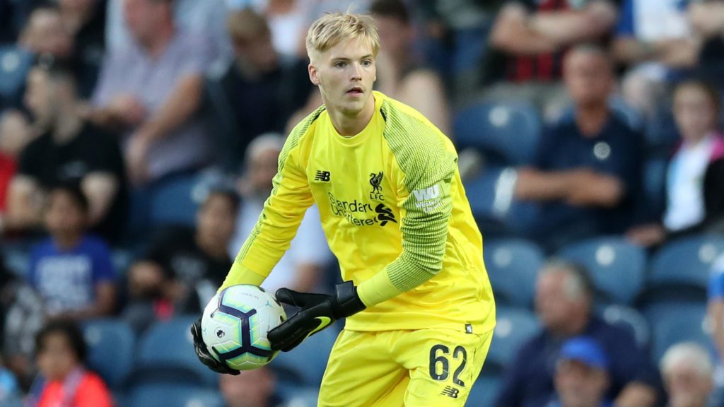 Caoimhin Kelleher has featured in the Carabao Cup for Liverpool