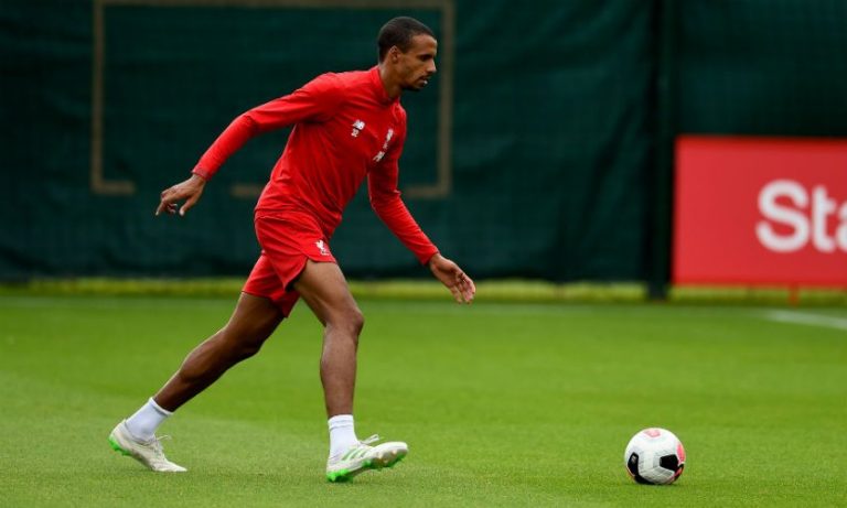 Joel Matip signed a new contract in October 2019