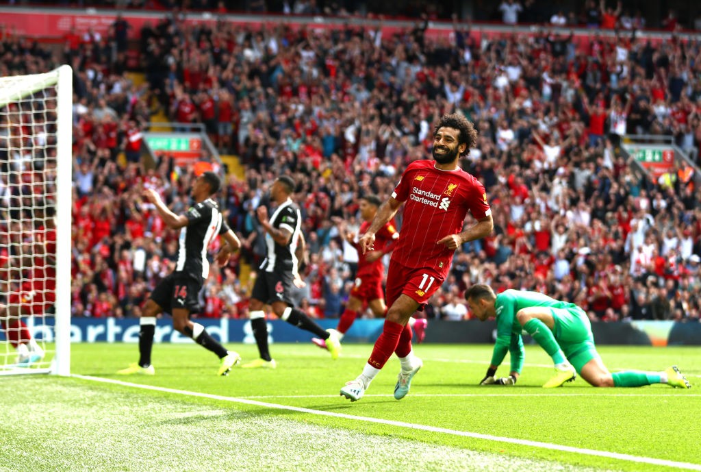 Mohamed Salah scores