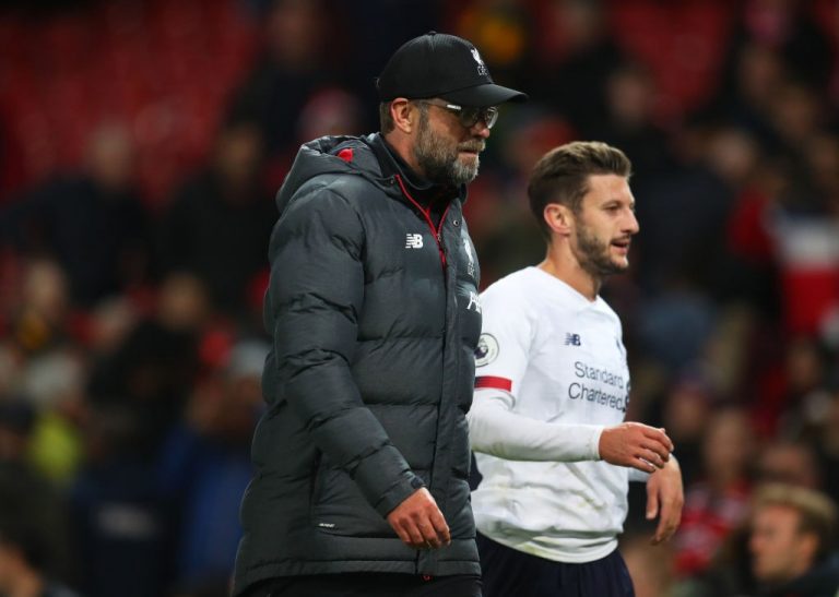 Jurgen Klopp Adam Lallana