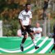 Karim Adeyemi in action for Germany U17.