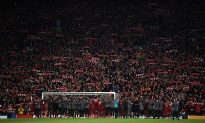 Some fans react on Twitter as Liverpool draw SL Benfica in the UEFA Champions League last eight.