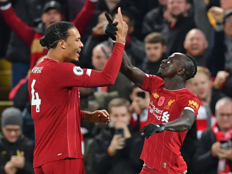 Virgil van dijk Sadio Mane