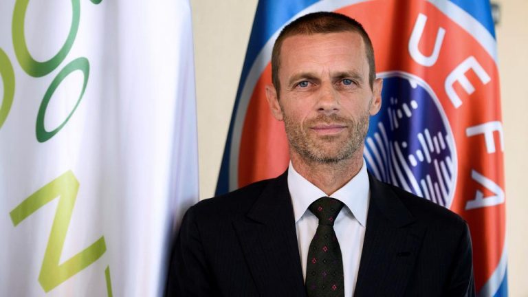 Slovenian Aleksander Ceferin, the president of UEFA.