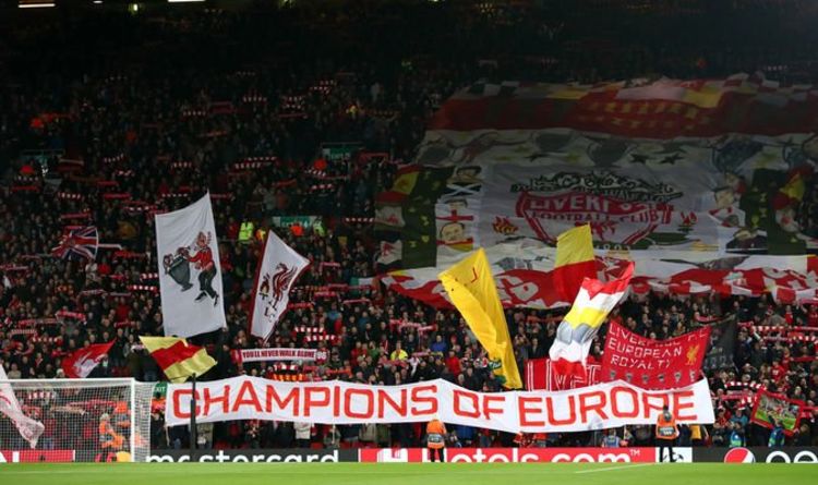 Anfield's Kop End is known for their loud cheering all over the world.