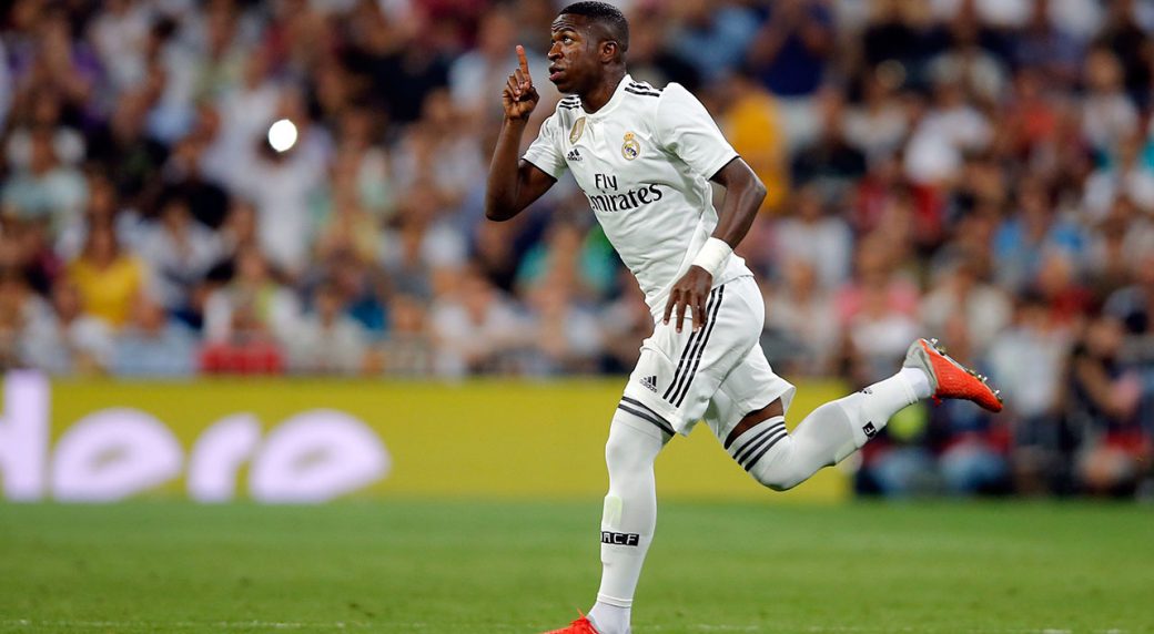 Real Madrid winger Vinicius Junior has been linked with a transfer to Liverpool.