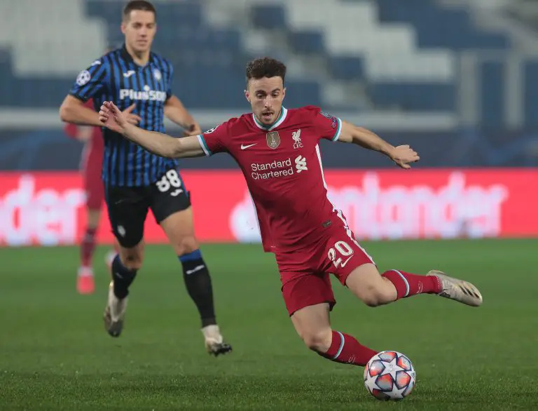 Diogo Jota was Liverpool's best forward during the start of this season. (GETTY Images)