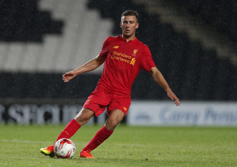 Herbie Kane in action for Liverpool U-21 against MK Dons. (GETTY Images)