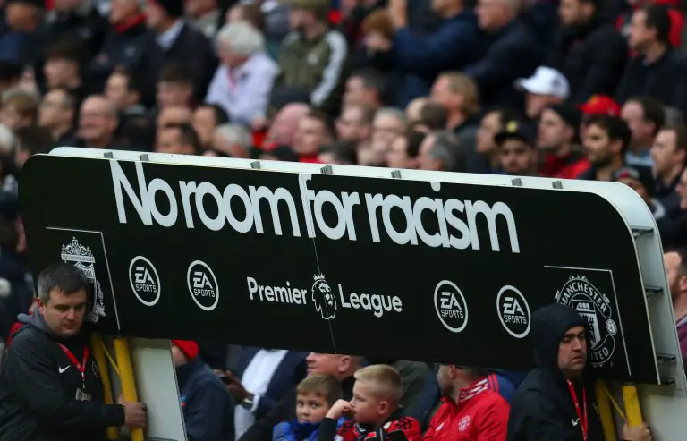 Liverpool and Manchester clubs stand together to combat racism in football. (GETTY Images)