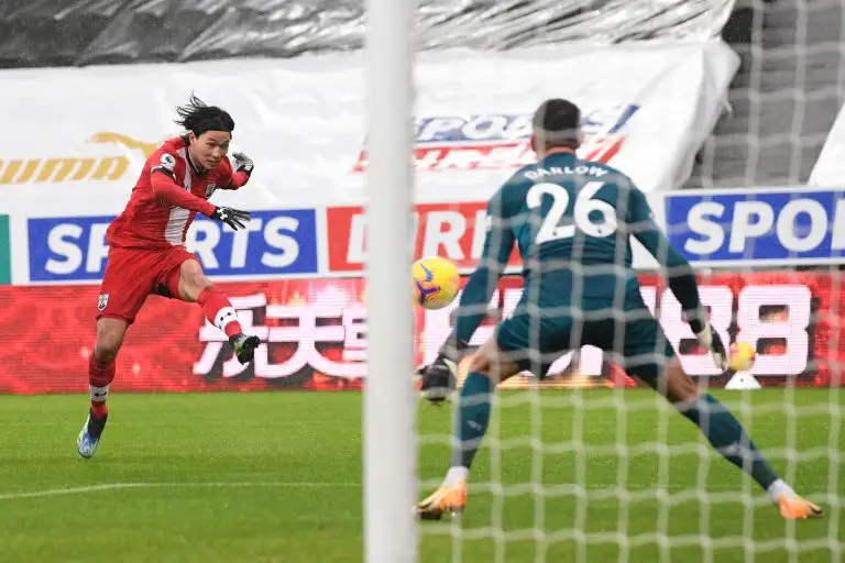 Takumi Minamino scores amazing goal on his debut for Southampton against Newcastle United. (GETTY Images)