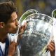 Raphael Varane with the UEFA Champions League trophy for Real Madrid. (GETTY Images)