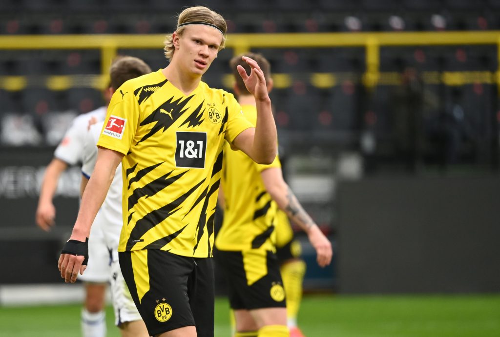 Liverpool have been linked with Erling Haaland and can sign him when his release clause becomes active. (GETTY Images)