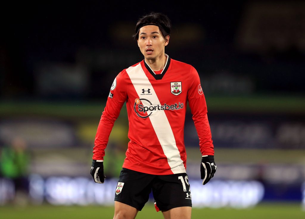 Minamino spent the second half of 2020/21 on loan at Southampton
