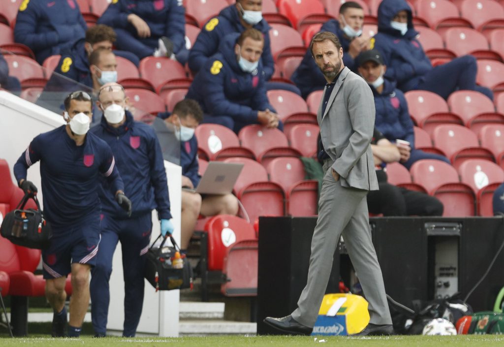 Southgate clarified that it was an experiment