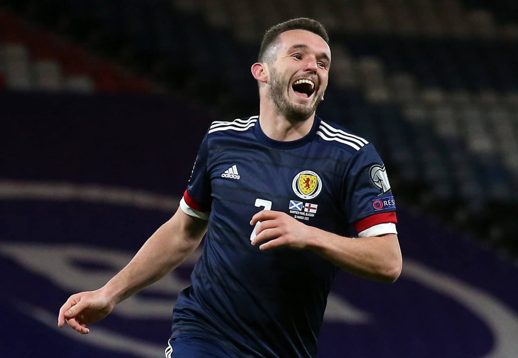 John McGinn of Aston Villa linked with a transfer to Premier League rivals, Liverpool.