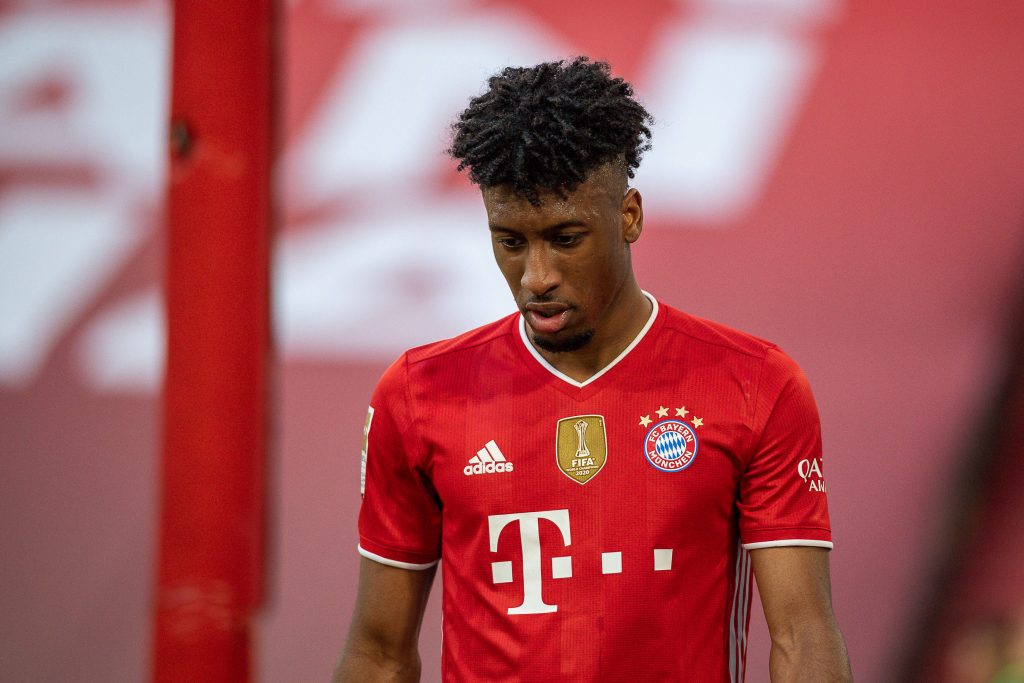 Kingsley Coman is yet to sign a contract extension with Bayern.