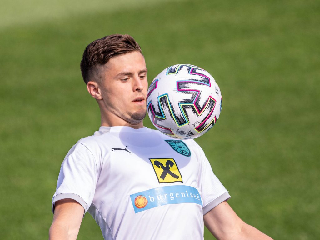 Christoph Baumgartner Liverpool transfer Austria Euros midfielder Wijnaldum replacement.