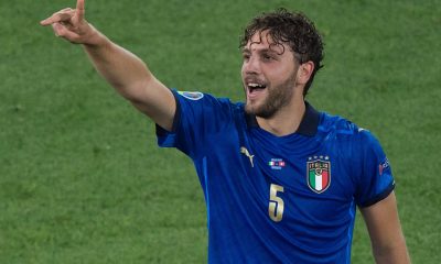 Manuel Locatelli impressing for Italy at UEFA Euros 2020.