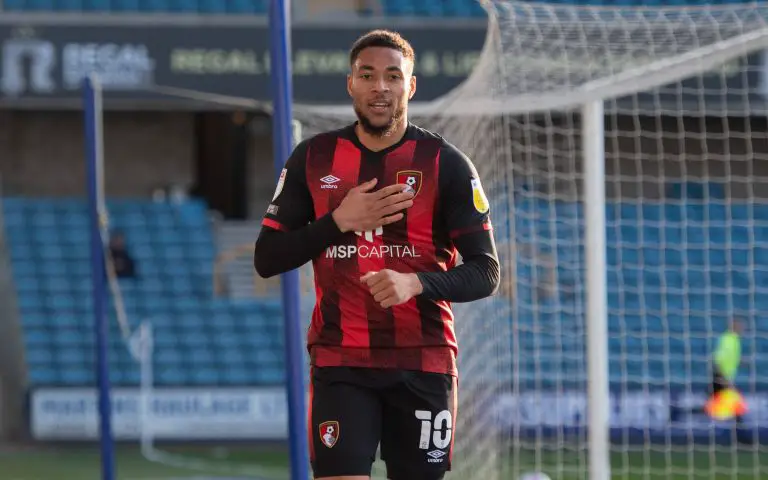 Arnaut Danjuma in the Championship with Bournemouth.