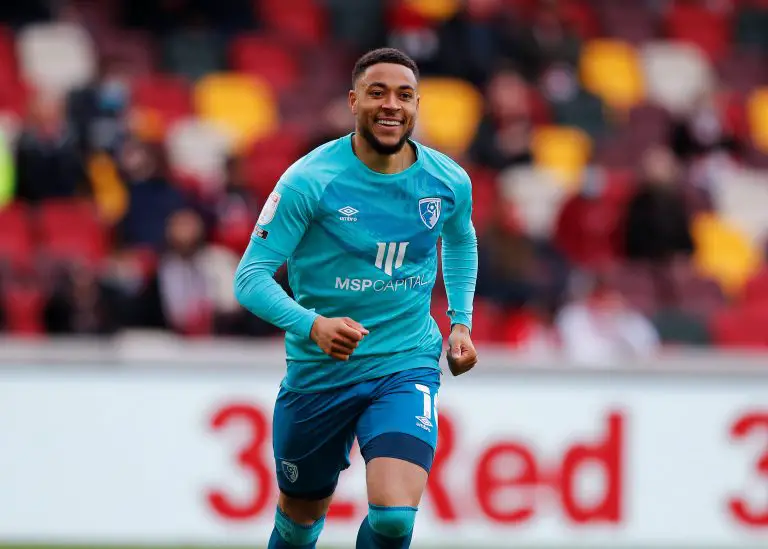 Arnaut Danjuma in action for Bournemouth.