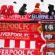 Fans react as Liverpool beat Burnley in their Premier League match.