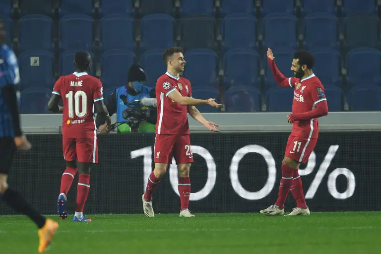 Diogo Jota pays his tribute to Liverpool teammate Mohamed Salah following landmark goal vs Brentford.