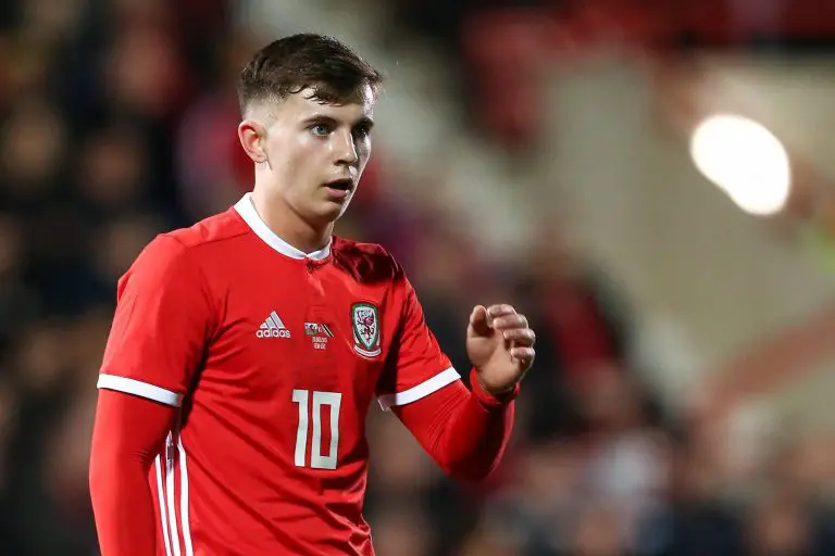 Ben Woodburn of Wales has left Liverpool.