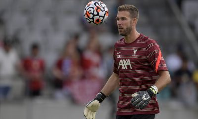 Liverpool omit veteran goalkeeper Adrian from their Europa League squad.