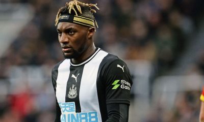 Allan Saint-Maximin in action for PL side, Newcastle United.