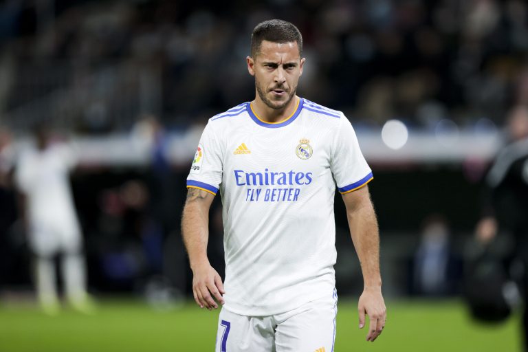 Eden Hazard is a flop at Real Madrid. (Photo by David S. Bustamante/Soccrates/Getty Images)