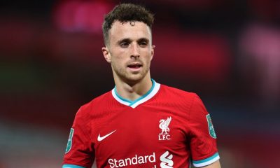 Liverpool forward Diogo Jota provides an update on his hamstring injury.