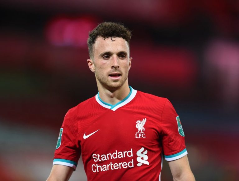 Liverpool forward Diogo Jota provides an update on his hamstring injury.