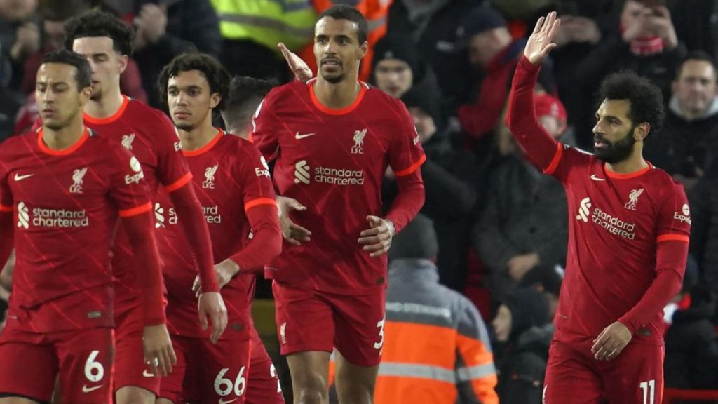 Liverpool thrashed Leeds United to go within touching distance of Premier League leaders Manchester City